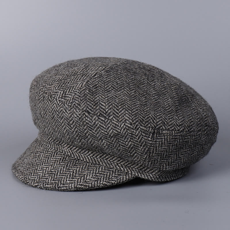 Classic British Winter Wool Women's Beret Hat - image 3