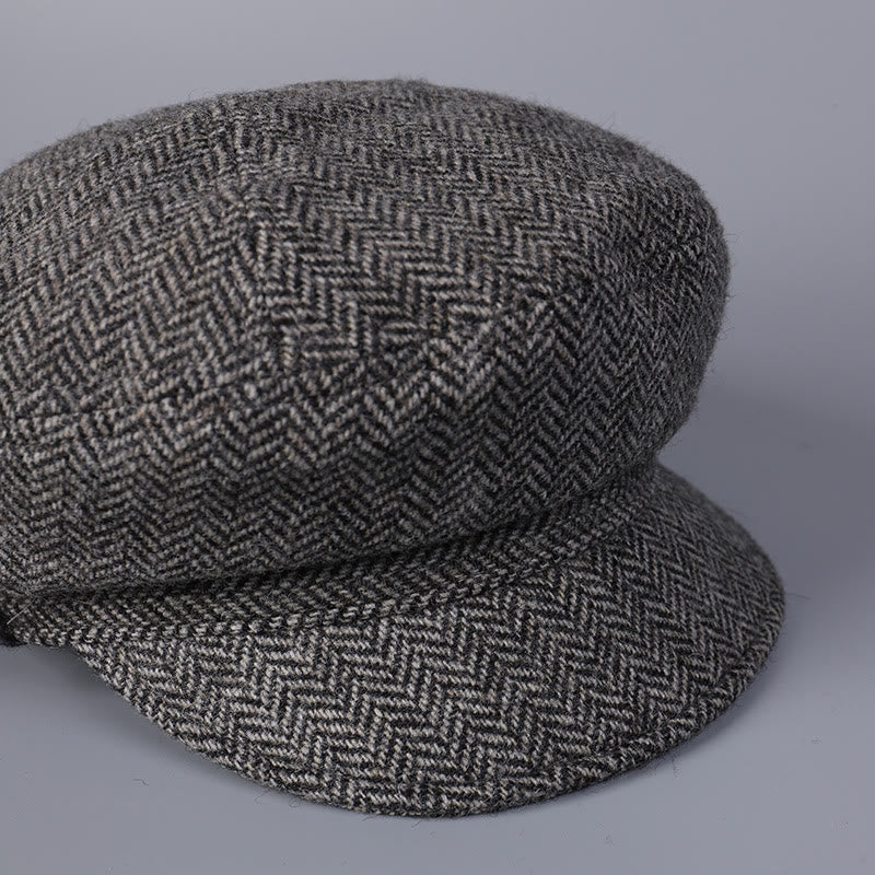 Classic British Winter Wool Women's Beret Hat - image 4