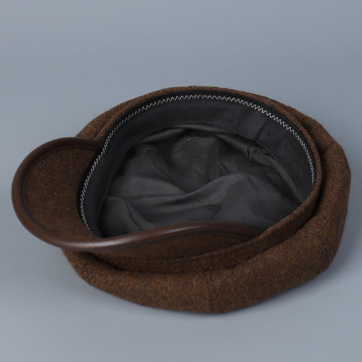 Fashionable And Simple Winter Women's Beret Hat Edge Covering - image 6