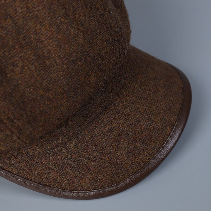 Fashionable And Simple Winter Women's Beret Hat Edge Covering - image 4