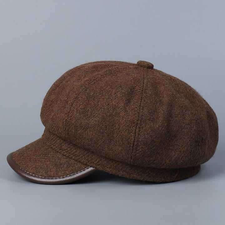 Fashionable And Simple Winter Women's Beret Hat Edge Covering - image 3