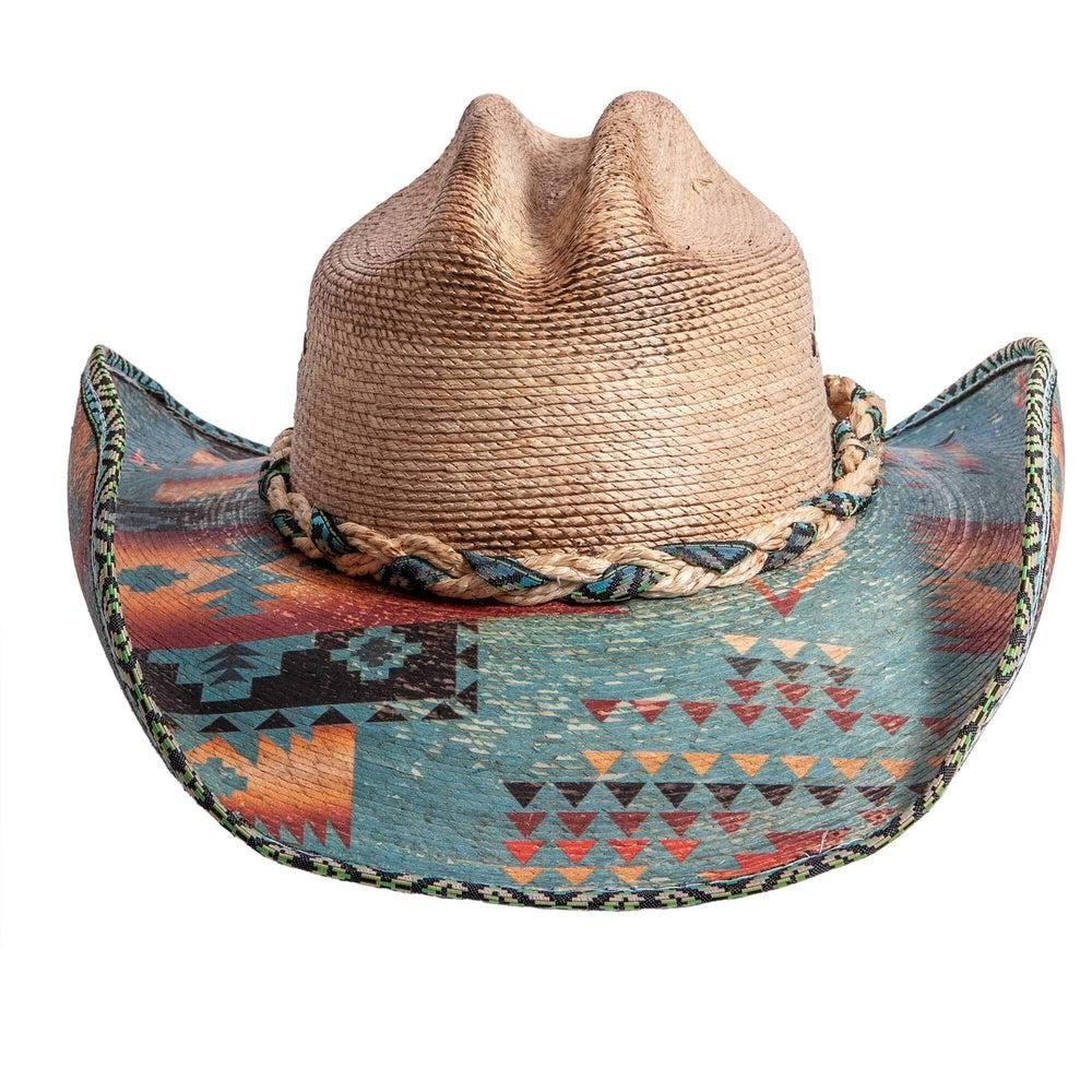 Fashionable Woven Sunshade Men's Cowboy Hat - image 2