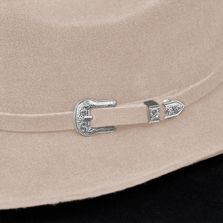 Customizable Horse Riding Pattern Text Cowboy Hat With Belt - image 7