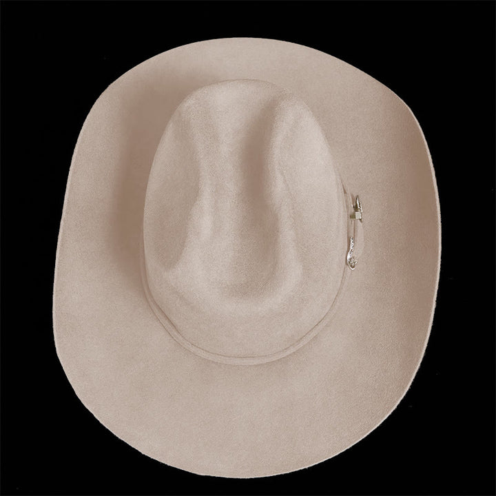 Customizable Horse Riding Pattern Text Cowboy Hat With Belt - image 5