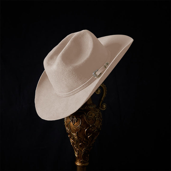 Customizable Horse Riding Pattern Text Cowboy Hat With Belt - image 4