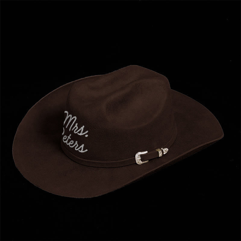Customizable Personalized Solid Color Cowboy Hat - image 1