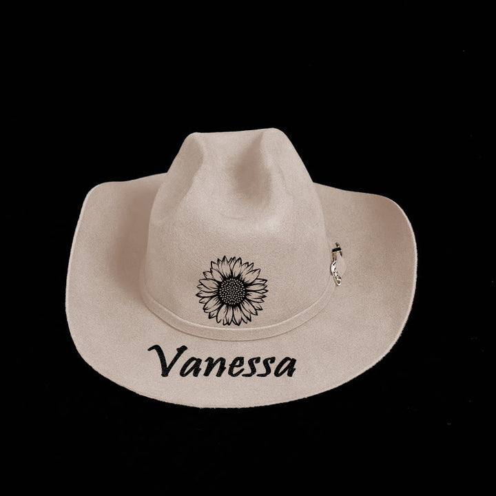 Custom Your Pattern & Text Solid Color Cowboy Hat - image 13