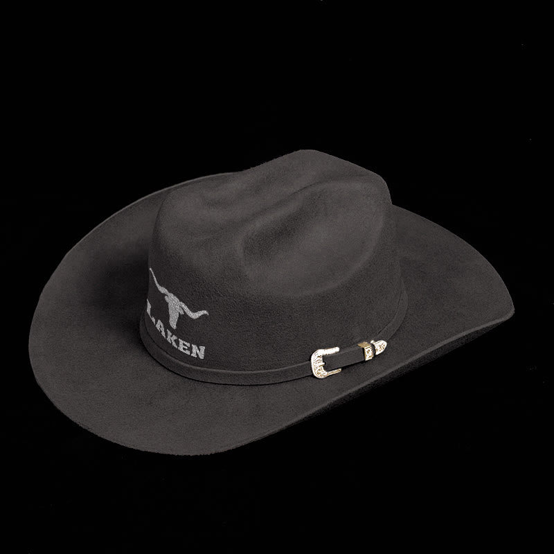 Custom Logo And Text Personalized Cowboy Hat - image 1