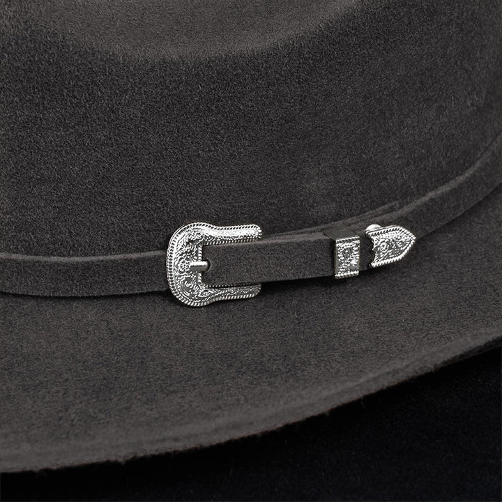 Customize Your Exclusive Logo Pure Color Cowboy Hat - image 8