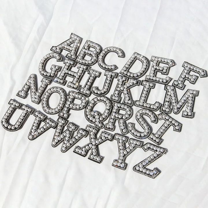 Fashion Tassel Pearl DIY Digital Letter Sticker Cowboy Hat - image 7