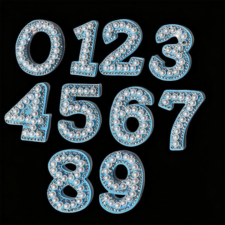 Fashion Tassel Pearl DIY Digital Letter Sticker Cowboy Hat - image 13