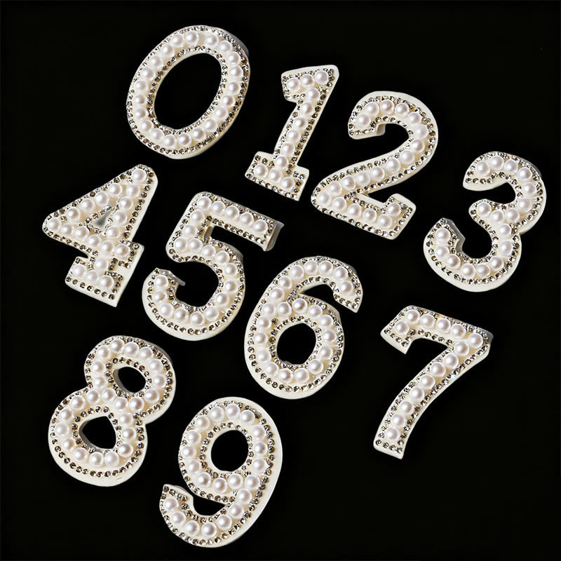 Fashion Tassel Pearl DIY Digital Letter Sticker Cowboy Hat - image 10