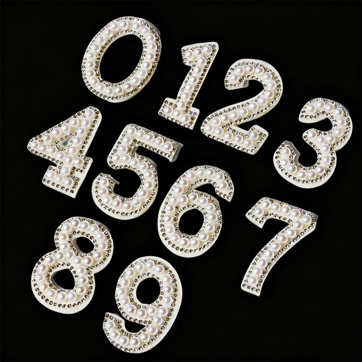 Fashion Tassel Pearl DIY Digital Letter Sticker Cowboy Hat - image 10