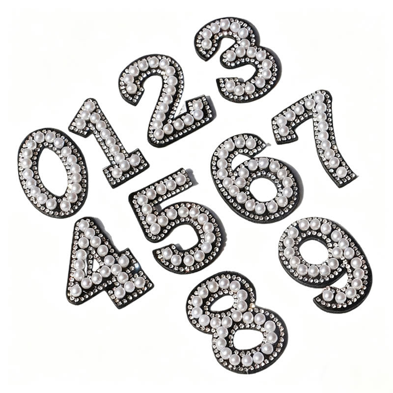 Fashion Tassel Pearl DIY Digital Letter Sticker Cowboy Hat - image 11