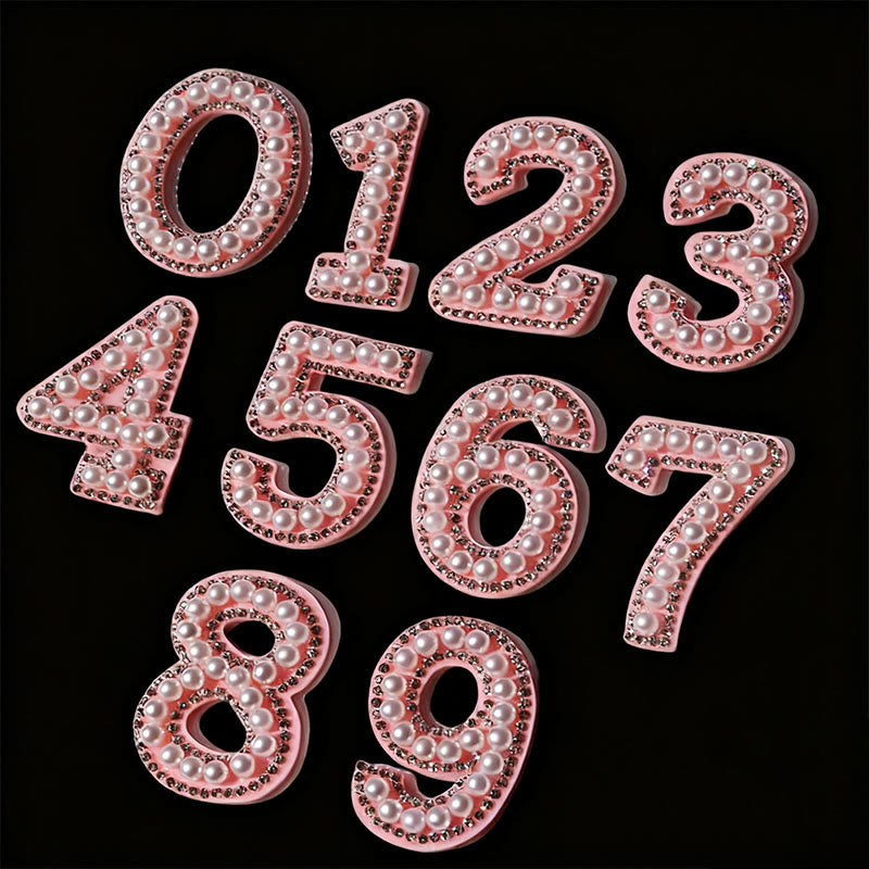 Fashion Tassel Pearl DIY Digital Letter Sticker Cowboy Hat - image 12