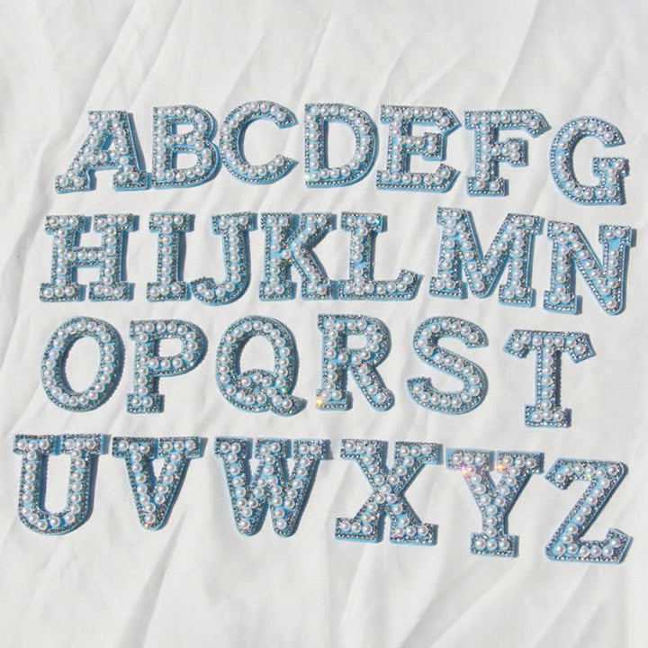 Fashion Tassel Pearl DIY Digital Letter Sticker Cowboy Hat - image 9