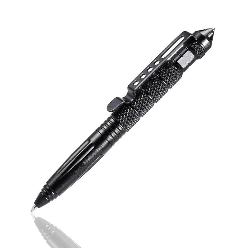 Outdoor Self-defense Survival Writing EDC Multifunctional Tactical Pen - Black - image 0