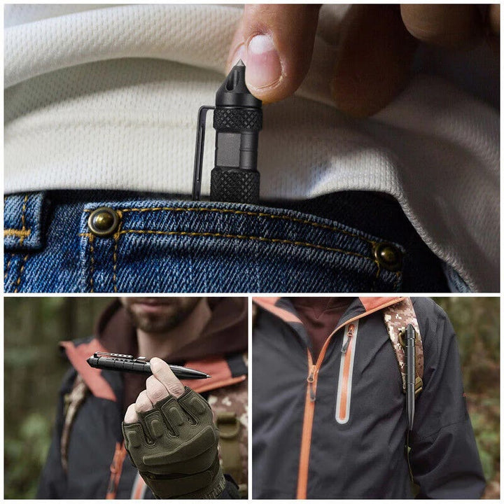 Outdoor Self-defense Survival Writing EDC Multifunctional Tactical Pen - image 2