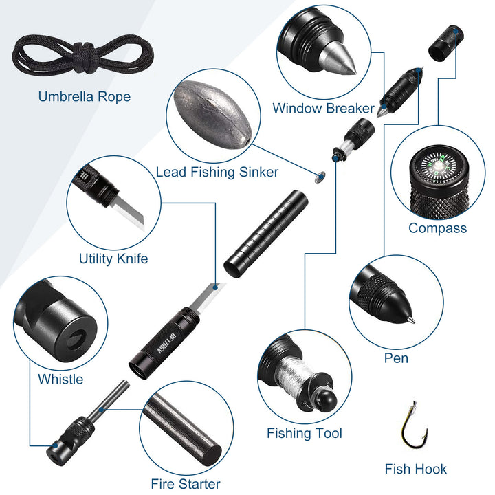 MultiFunctional Outdoor Survival Tool Tactical Pen EDC Tool - image 1