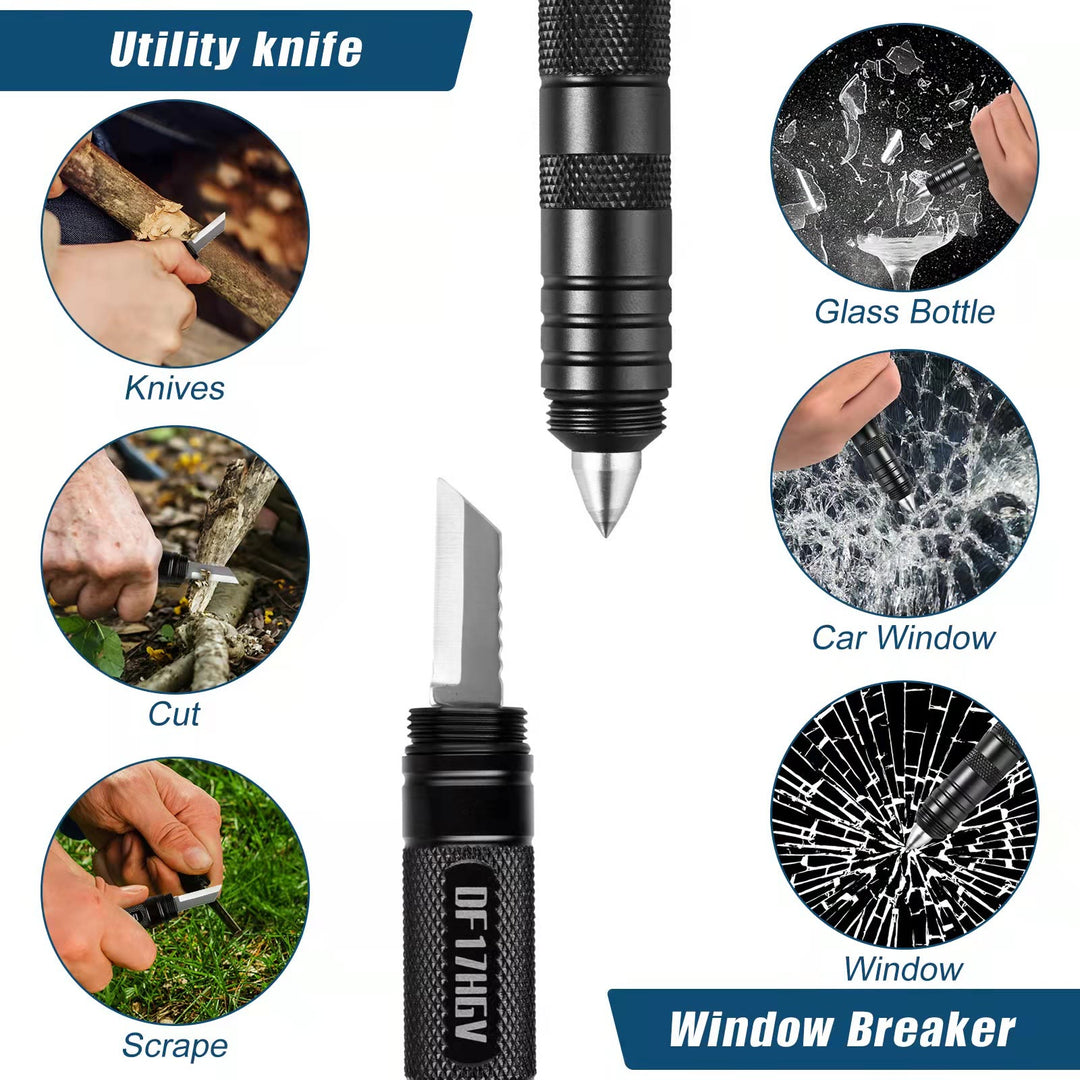 MultiFunctional Outdoor Survival Tool Tactical Pen EDC Tool - image 2