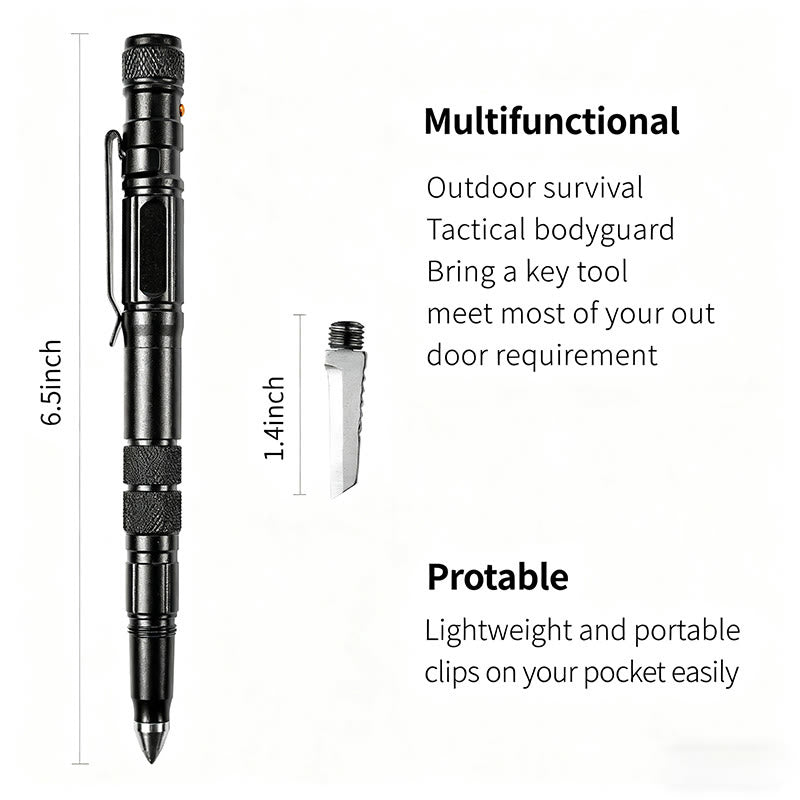 Outdoor Self-Protection Window-Breaker Small Knife Tactical Pen - image 4