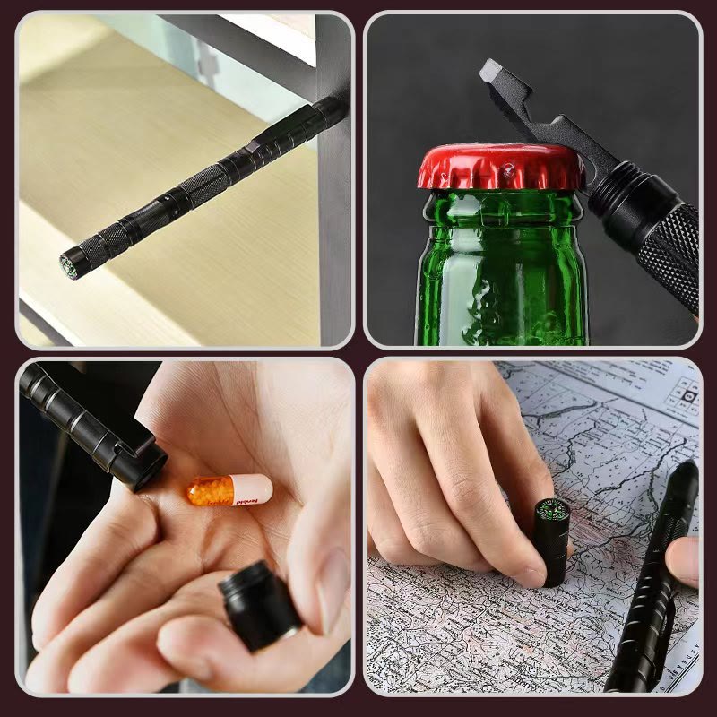 Multi-Functional Ignition Stick Compass Survival EDC Tactical Pen - image 3