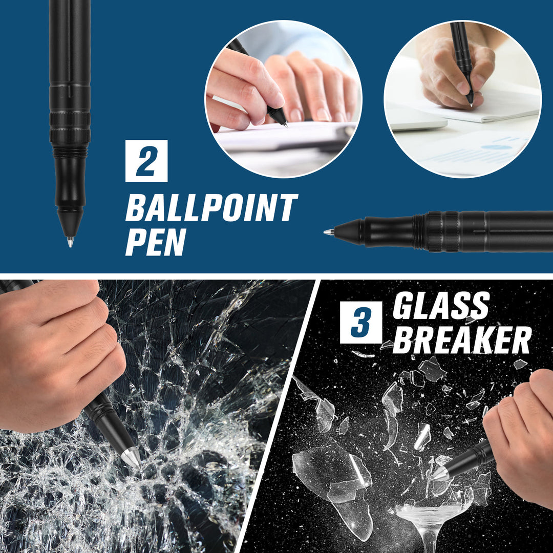 Multi-Functional Lighting Writing Survival EDC Tactical Pen - image 2