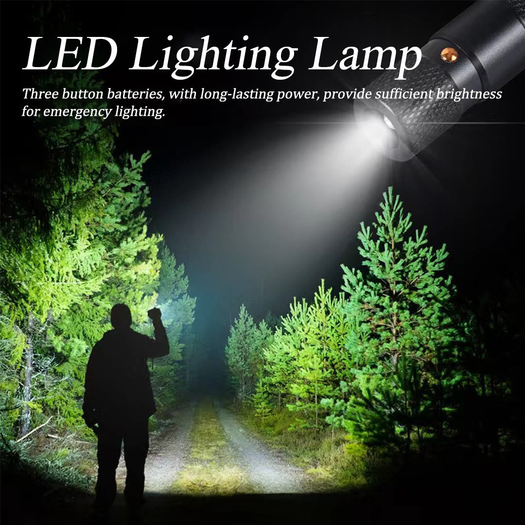 Multi-Functional Lighting Window-Breaker Whistle Survival Tactical Pen - image 1