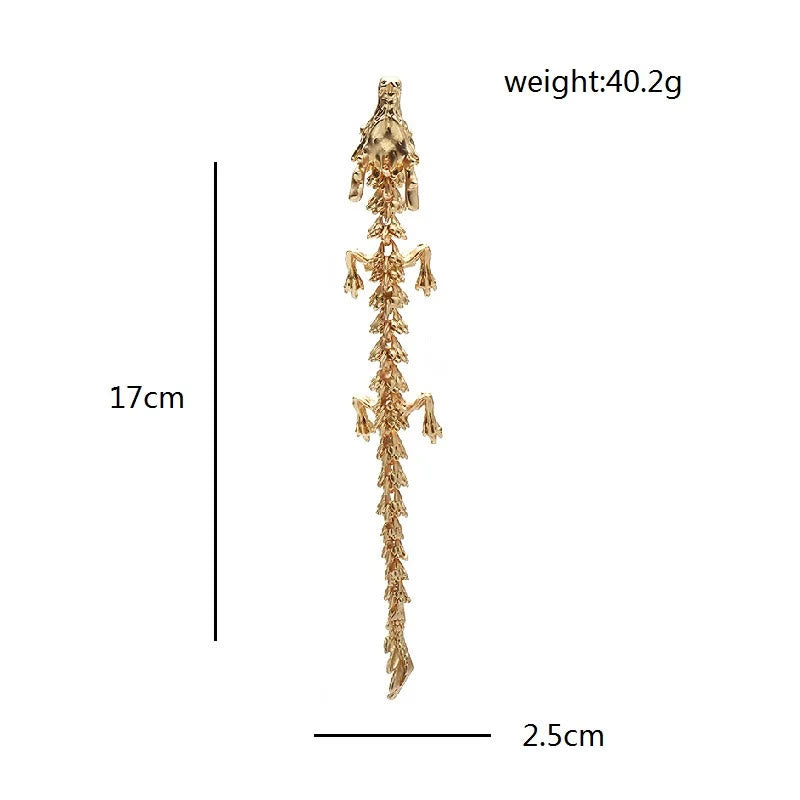 Joint-Movable Dragon Clothing Accessories Articulated Brooch - image 4