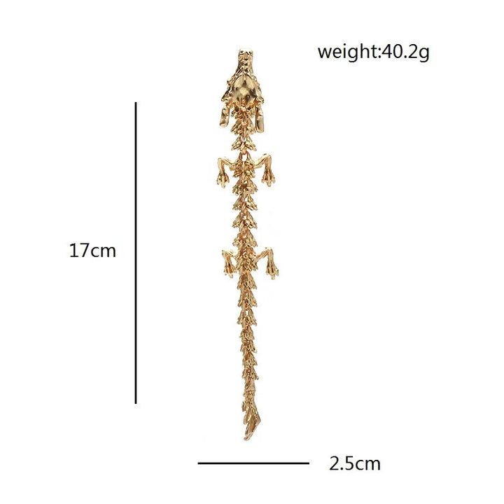 Joint-Movable Dragon Clothing Accessories Articulated Brooch - image 4