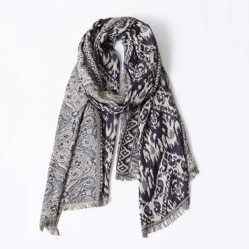 Ethnic Style Pattern Casual Scarf With Delicate Fringe - image 6