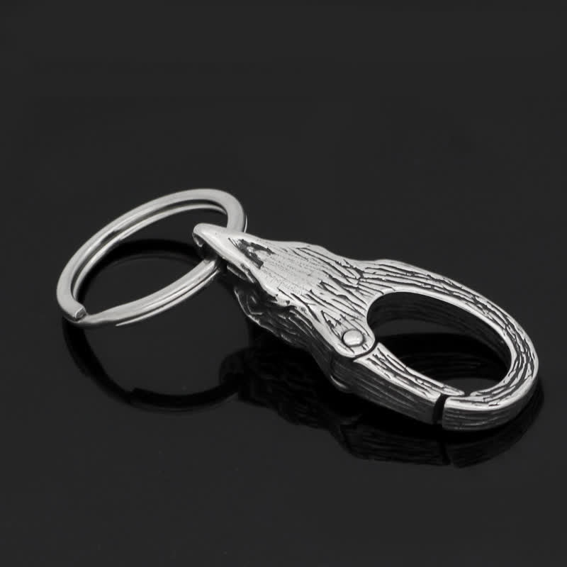 Freedom Symbol Eagle Head Viking Keychain - image 2