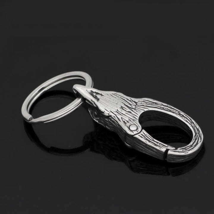 Freedom Symbol Eagle Head Viking Keychain - image 2