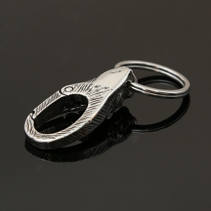 Viking Stainless Steel Panther Head Keychain - image 4