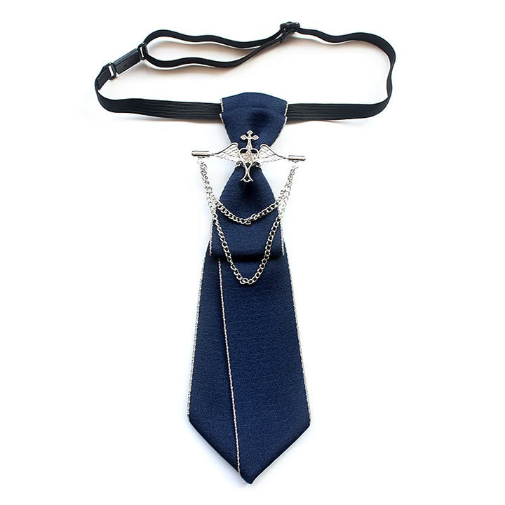 Angel Pre-tied Unisex Necktie With Adjustable Band - Blue - image 5