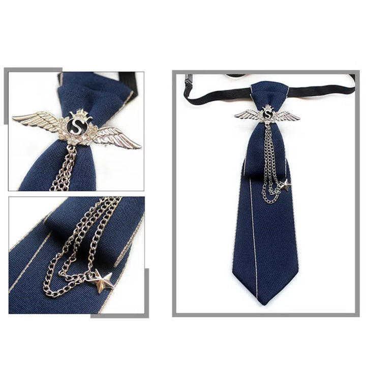 Wings Pre-tied Unisex Necktie With Adjustable Band - image 5