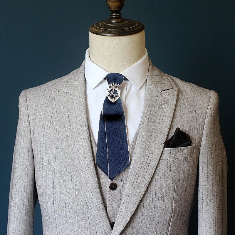 Shield Horse Pre-tied Unisex Necktie With Adjustable Band - image 1