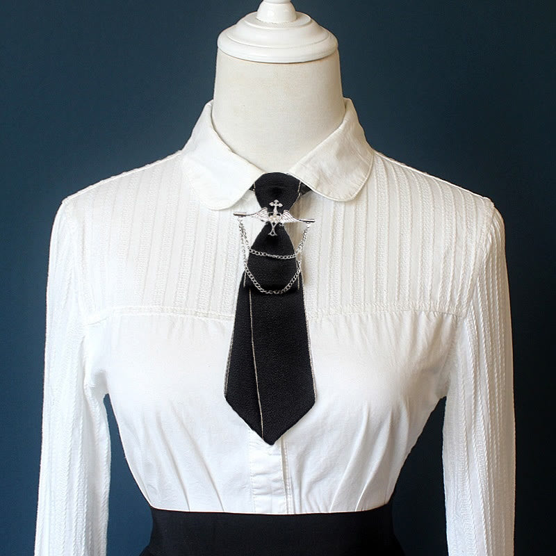 Angel Pre-tied Unisex Necktie With Adjustable Band - image 2