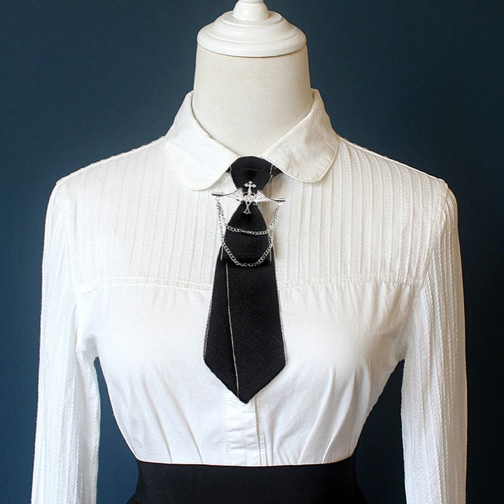 Angel Pre-tied Unisex Necktie With Adjustable Band - image 2