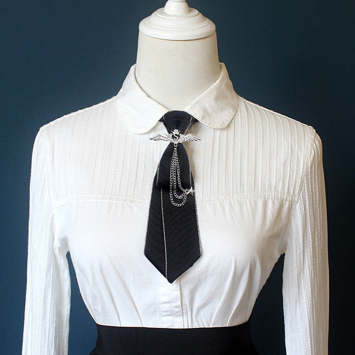 Wings Pre-tied Unisex Necktie With Adjustable Band - image 2