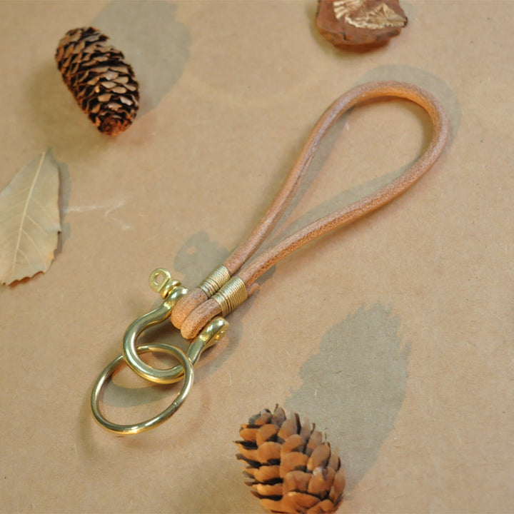 Western Cow Letter Print Pendant Horseshoe Buckle Keychain - Light Pink - Z - image 4