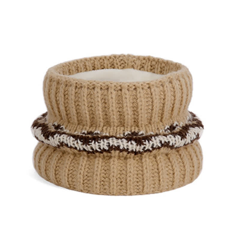 3Pcs Minimalist Style Hat Neck Gaiter Gloves Set - image 3