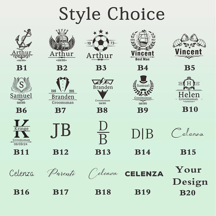 Custom Groomsmen Gift Bottle Opener Leather Keychain - image 3