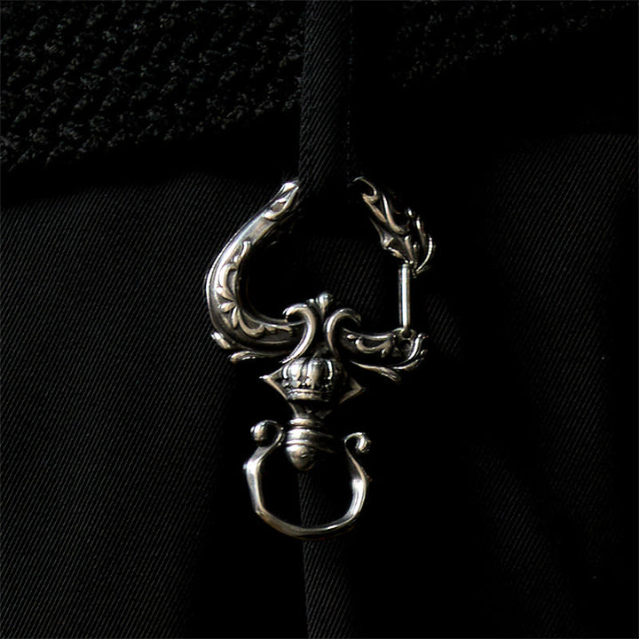 Vintage Rotatable Heart-shaped Polished Metal Keychain - image 2