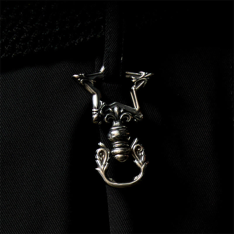 Vintage Polishing Anti-tarnish Rotatable Star Keychain - image 2