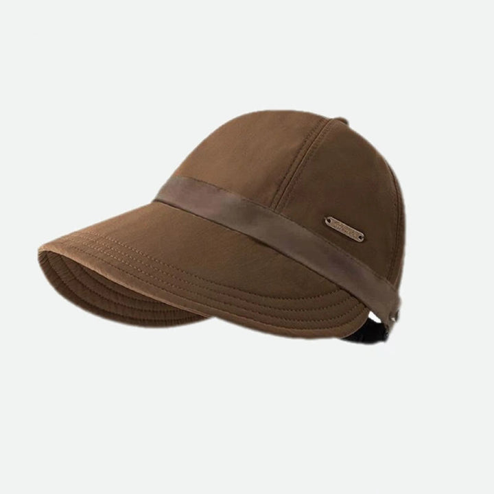 Adjustable Wide Brim Color Blocked Women's Fisherman Hat - Coffee - Adjustable (About 21 1/4"-23 5/8") - image 3