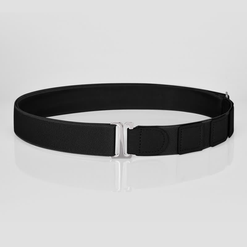 Men's Adjustable Elastic Shirt Stay Invisible Belt - Style #2 - Black - image 11