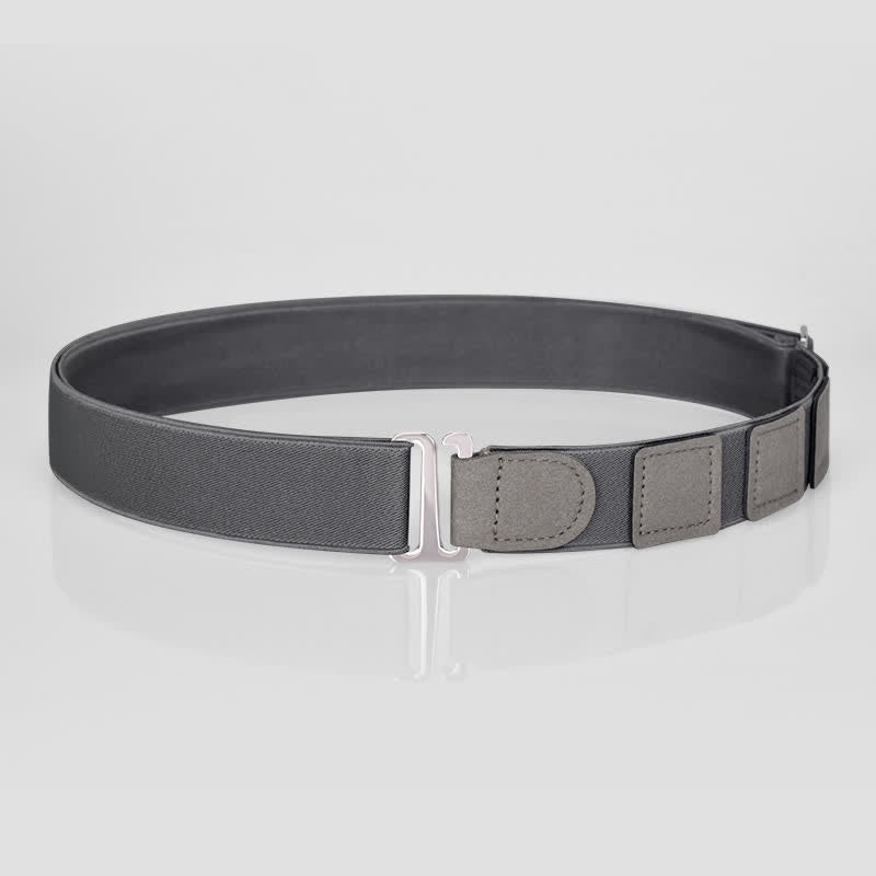 Men's Adjustable Elastic Shirt Stay Invisible Belt - Style #2 - Gray - image 13