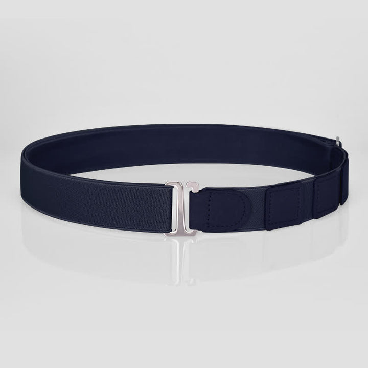 Men's Adjustable Elastic Shirt Stay Invisible Belt - Style #2 - Navy - image 12
