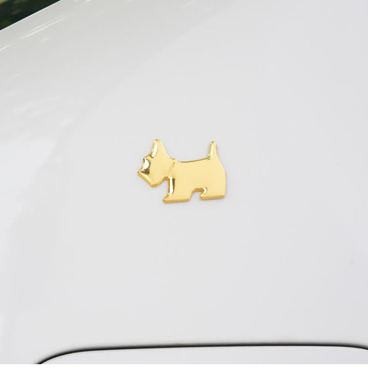 Cute Dog Metal Sticker Car Badge For Pet Lovers - image 7